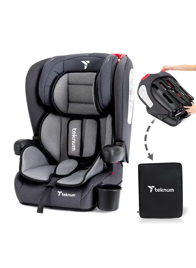 Teknum Pack and Go Foldable Car Seat Grey 3