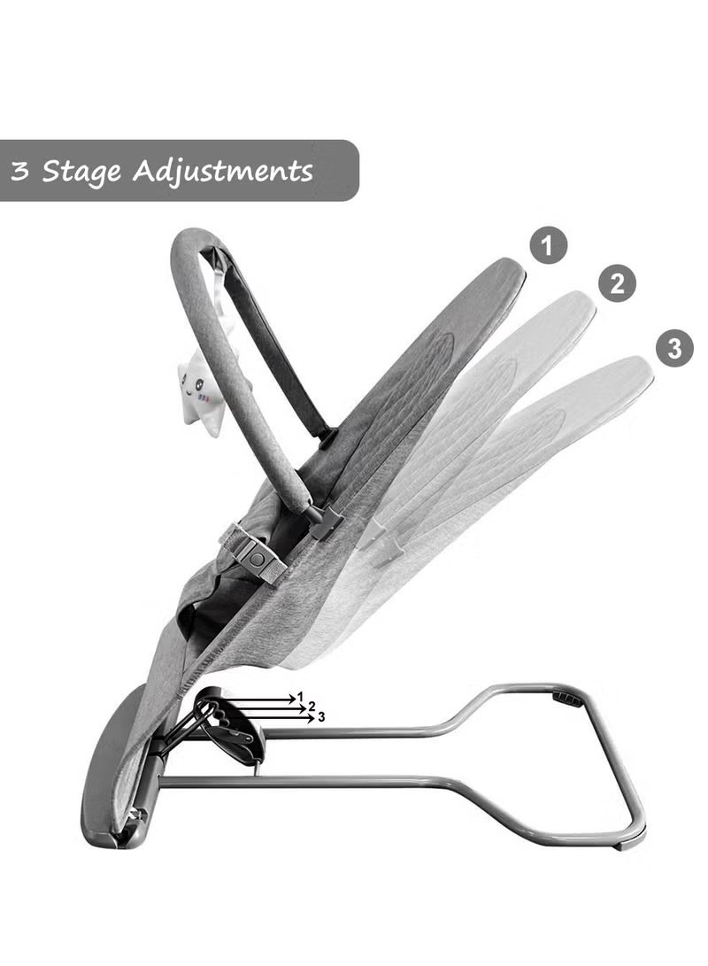 Teknum 3-Stage Baby Bouncer/Recliner Seat - Grey 3