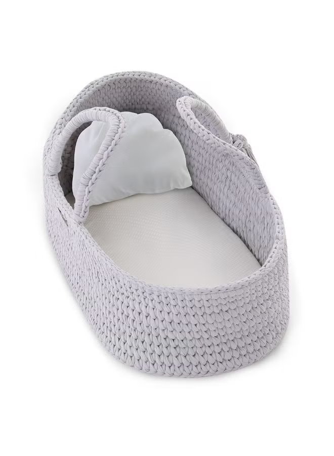 TEKNUM Moses Rope Basket - Grey 7