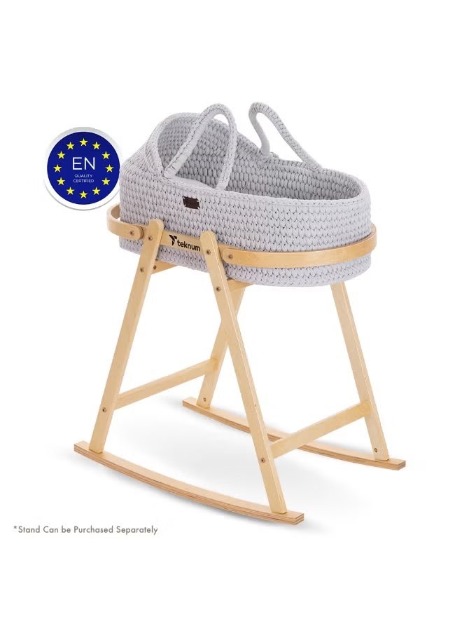 TEKNUM Moses Rope Basket - Grey 9