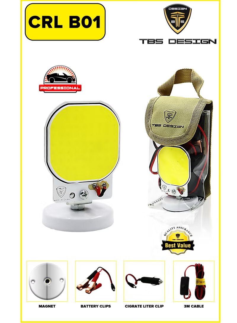 TBS DESIGN CRL-B01 Portable LED Work Light with Magnetic Base 4