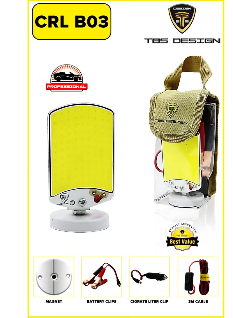 TBS DESIGN 360° Portable LED Camping Light with Magnetic Base 3