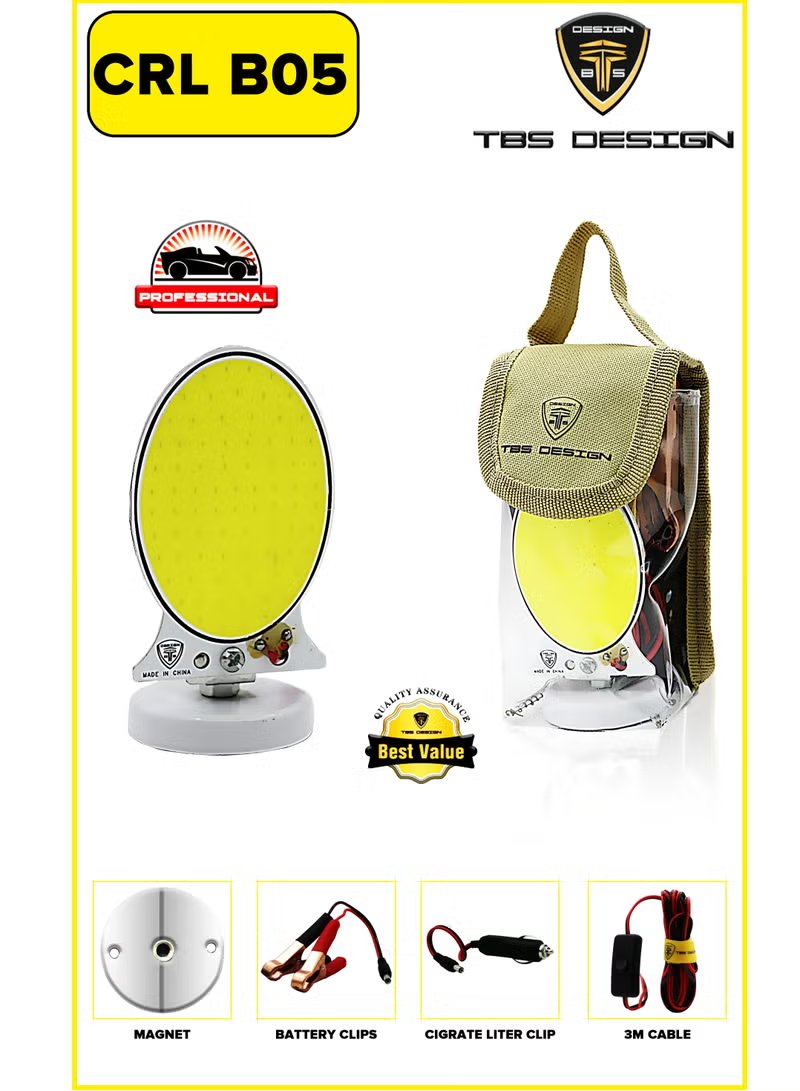TBS CRL-B05 Portable LED Work Light & Camping Lantern with Magnetic Base 4
