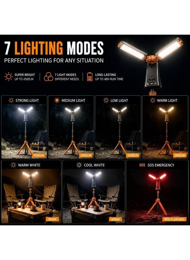 TOBY'S CPL-T50 LED Camping Light with Telescopic Tripod 5