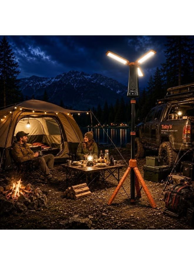 TOBY'S CPL-T50 LED Camping Light with Telescopic Tripod 7