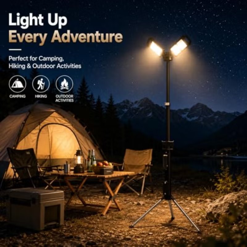 Toby's VIP 11 Pro Rechargeable Camping Light with Tripod 2