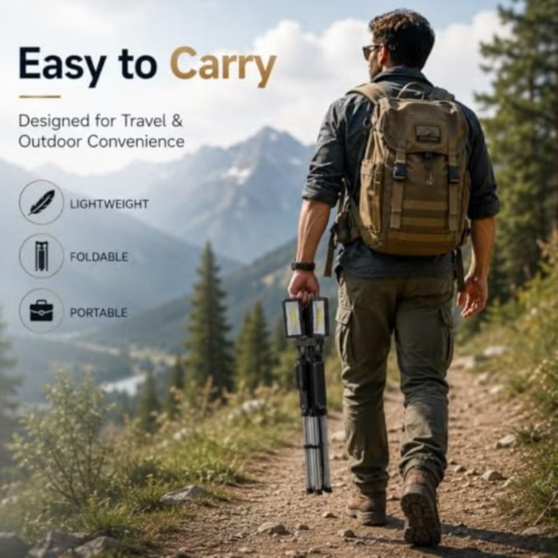 Toby's VIP 11 Pro Rechargeable Camping Light with Tripod 5