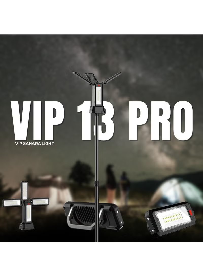 Toby's VIP 13 Pro Rechargeable Outdoor Camping Light with Tripod Stand 4