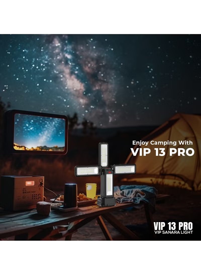Toby's VIP 13 Pro Rechargeable Outdoor Camping Light with Tripod Stand 5