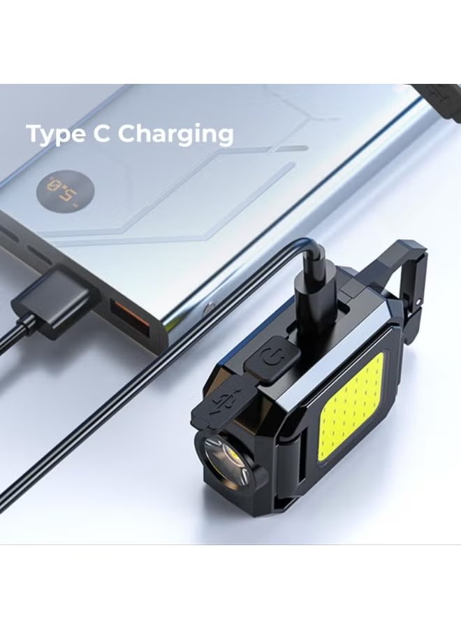 TBS DESIGN BV-05 COB Keychain LED Flashlight 1000LM 3