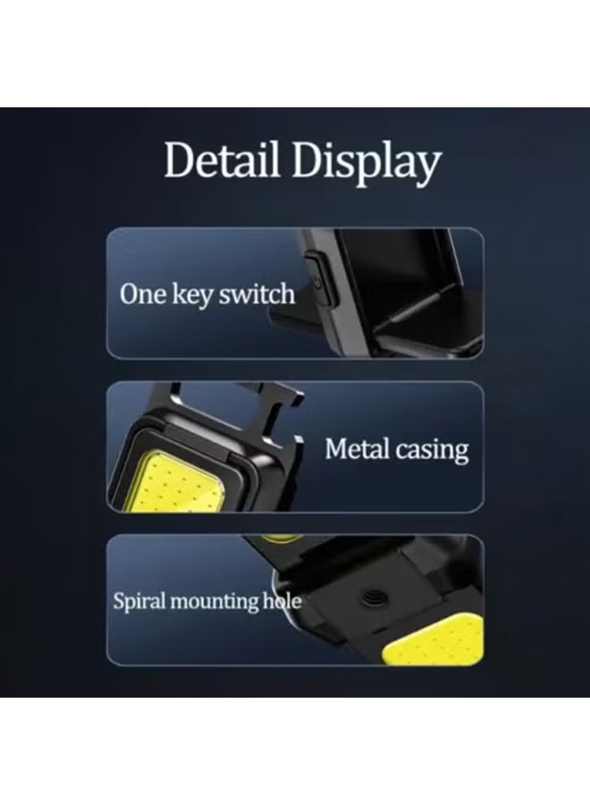 TBS DESIGN BV-05 COB Keychain LED Flashlight 1000LM 7