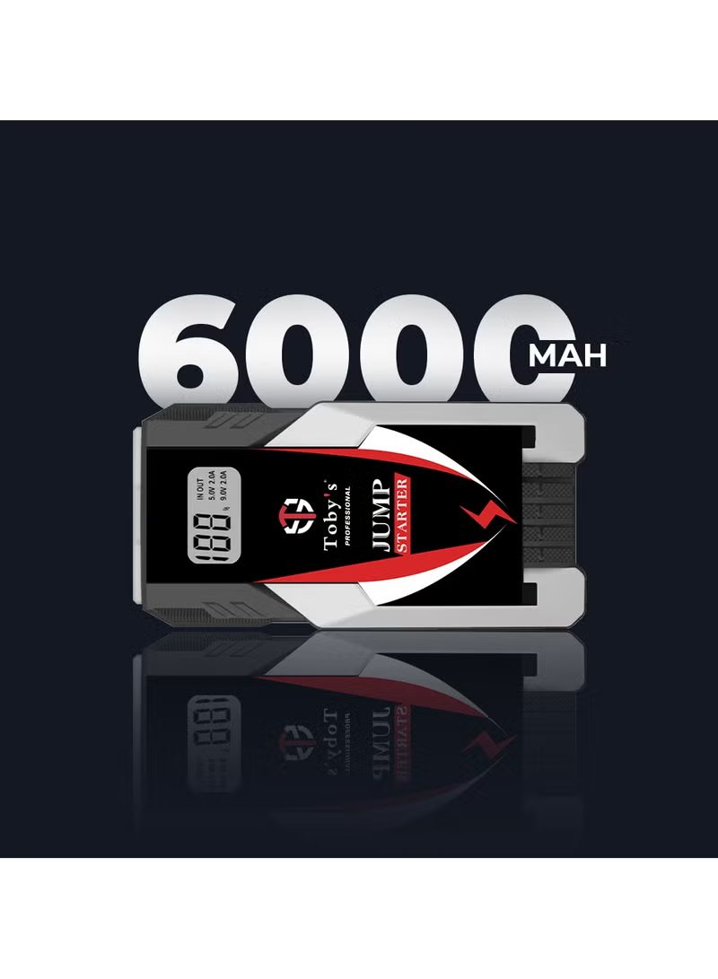 Toby's X6 Portable Car Jump Starter & 6000mAh Power Bank 5