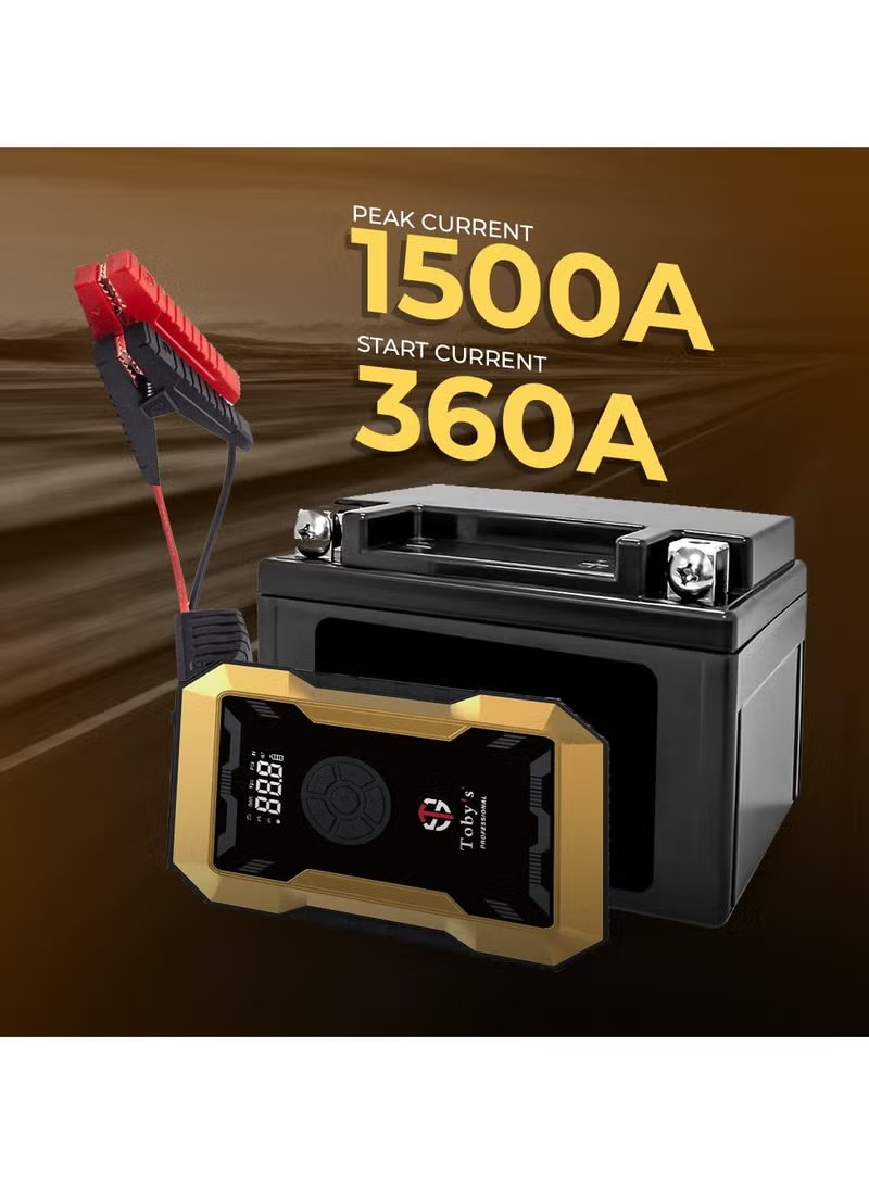Toby's X21 Car Jump Starter with Air Compressor 10000mAh 3