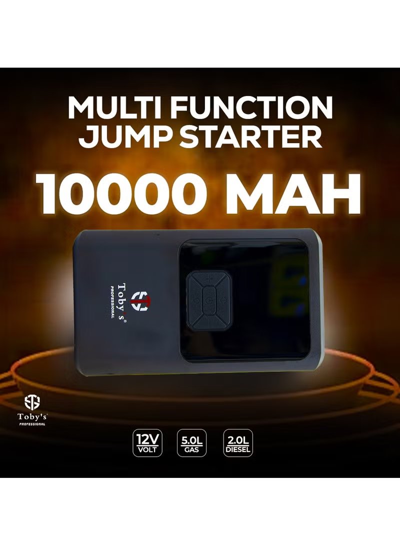Toby's X13 10000mAh Portable Car Jump Starter with Air Inflator Pump 7