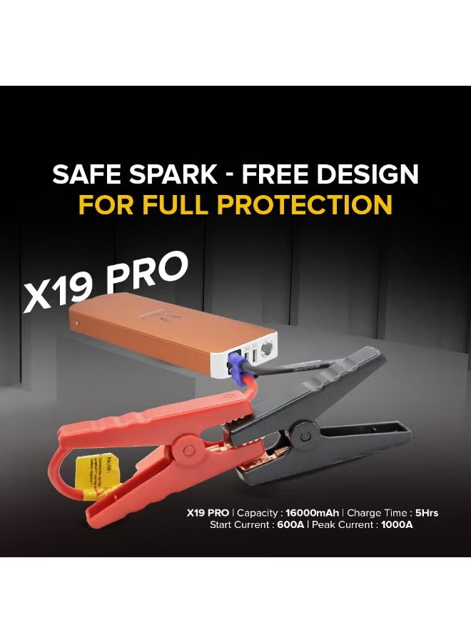 Toby's X19 PRO 16000mAh Car Jump Starter & Power Bank 7