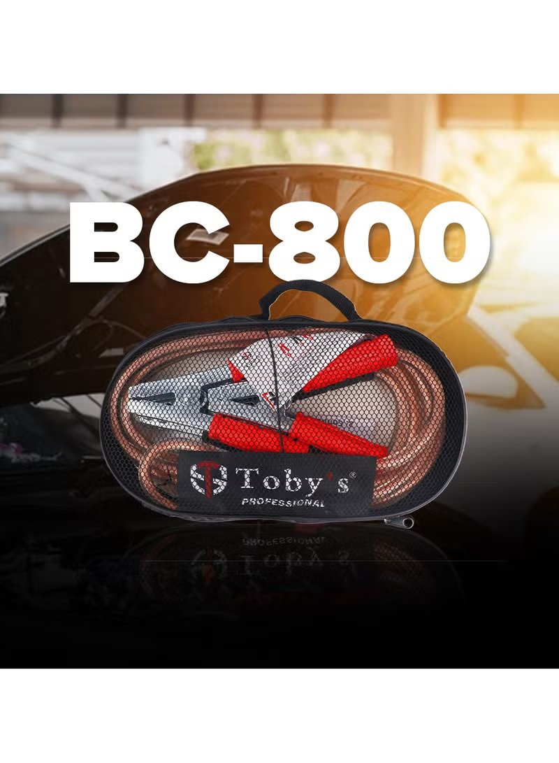 Toby's BC-800 Heavy Duty Car Booster Jumper Cable 800A (2.5m) 2