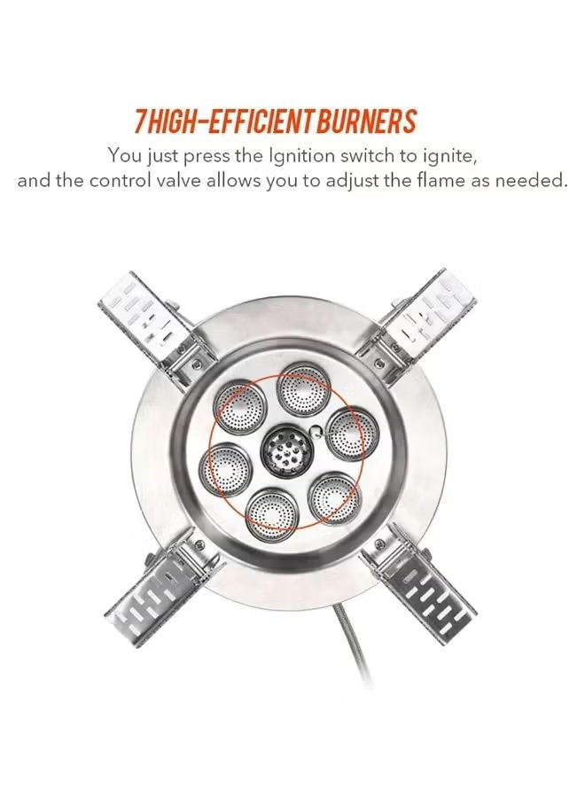 Toby's 18000W 7-Burner Portable Camping Gas Stove 02 3