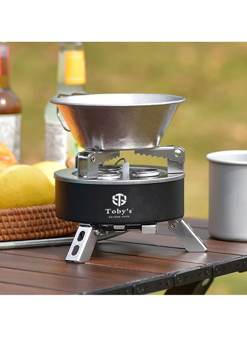 Toby's 6800W Folding 3-Burner Camping Gas Stove with Piezo Ignition 2