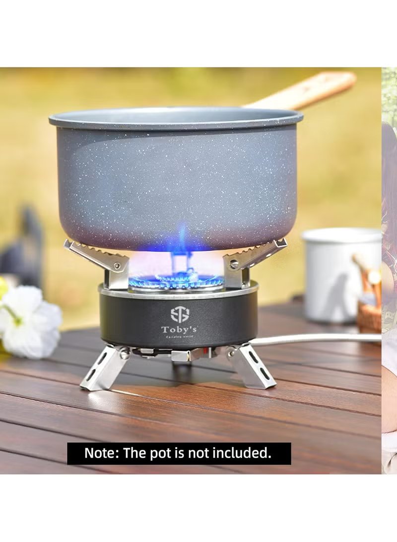 Toby's 6800W Folding 3-Burner Camping Gas Stove with Piezo Ignition 5
