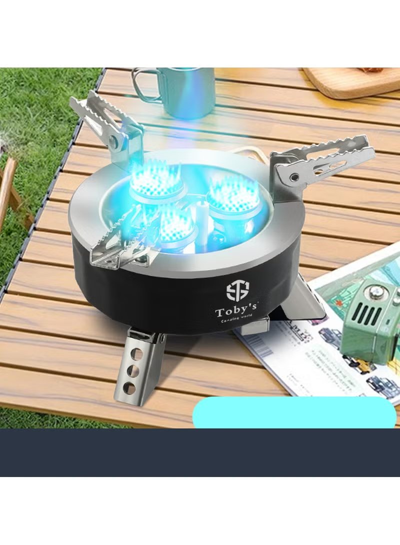 Toby's 6800W Folding 3-Burner Camping Gas Stove with Piezo Ignition 6