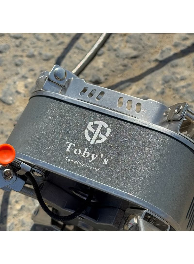 Toby's 15800W 5-Core Windproof Portable Camping Gas Stove (Stove-07) 6