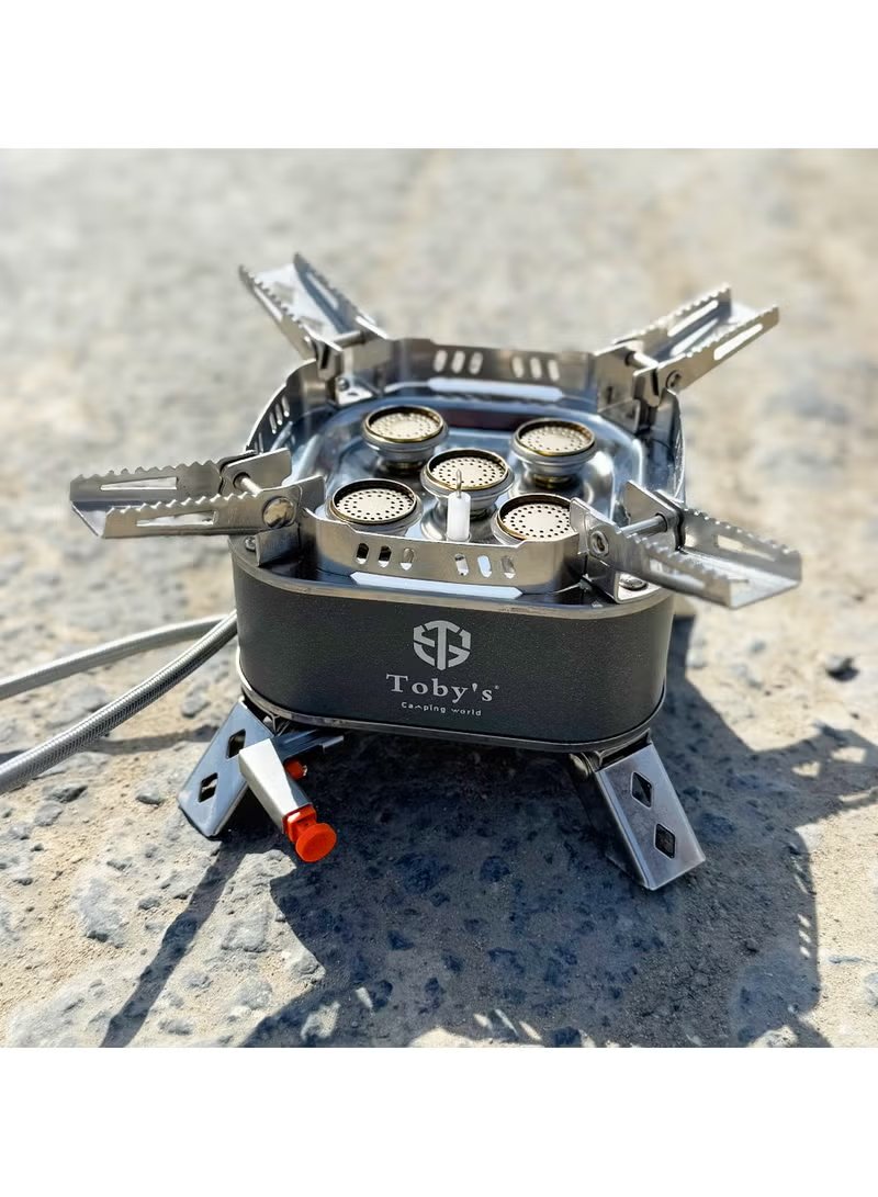 Toby's 15800W 5-Core Windproof Portable Camping Gas Stove (Stove-07) 7