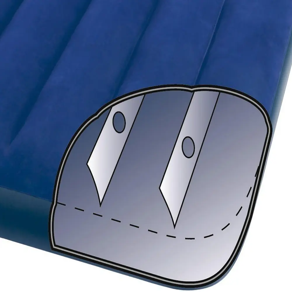 Intex Dura-Beam Standard Prestige Downy Inflatable Airbed (183 x 203 x 25 cm) 4