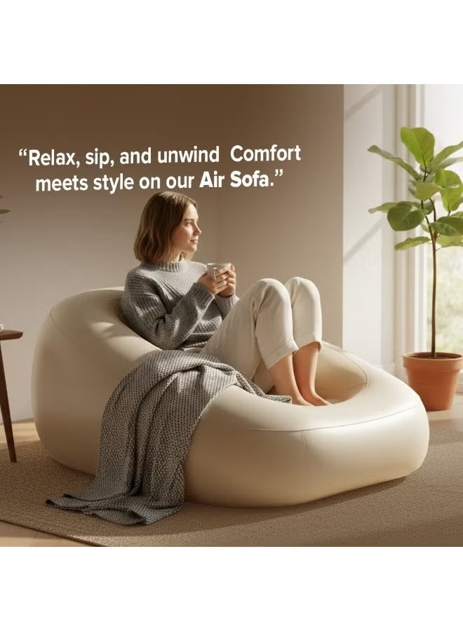 Toby's Inflatable Air Sofa Chair with 3-in-1 Automatic Pump (155x110x65 cm) 2