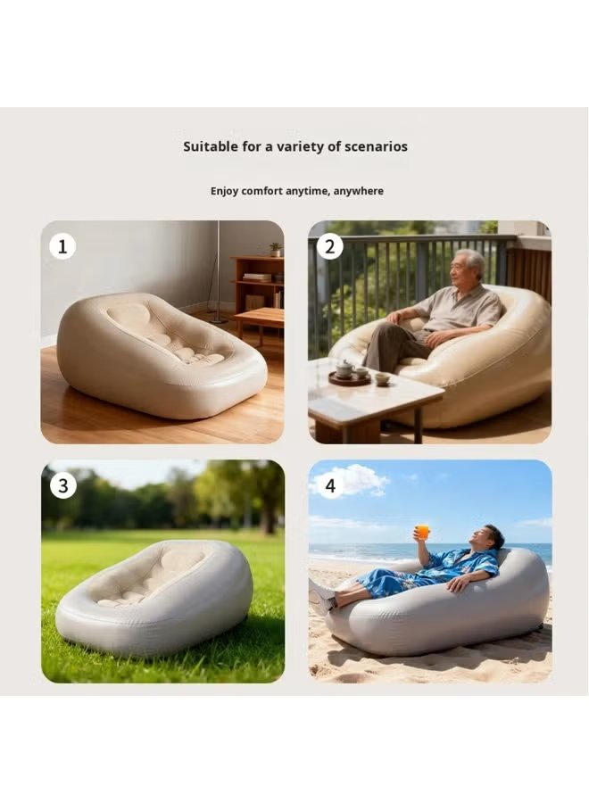 Toby's Inflatable Air Sofa Chair with 3-in-1 Automatic Pump (155x110x65 cm) 4