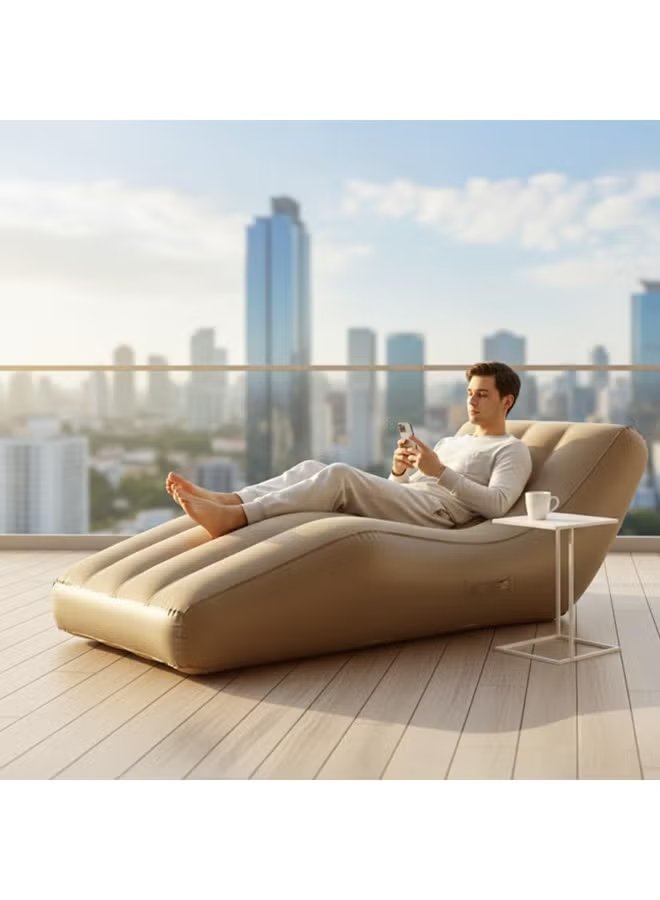 Toby's Automatic Inflatable Air Sofa 02 with Rechargeable Pump & LED Light 2