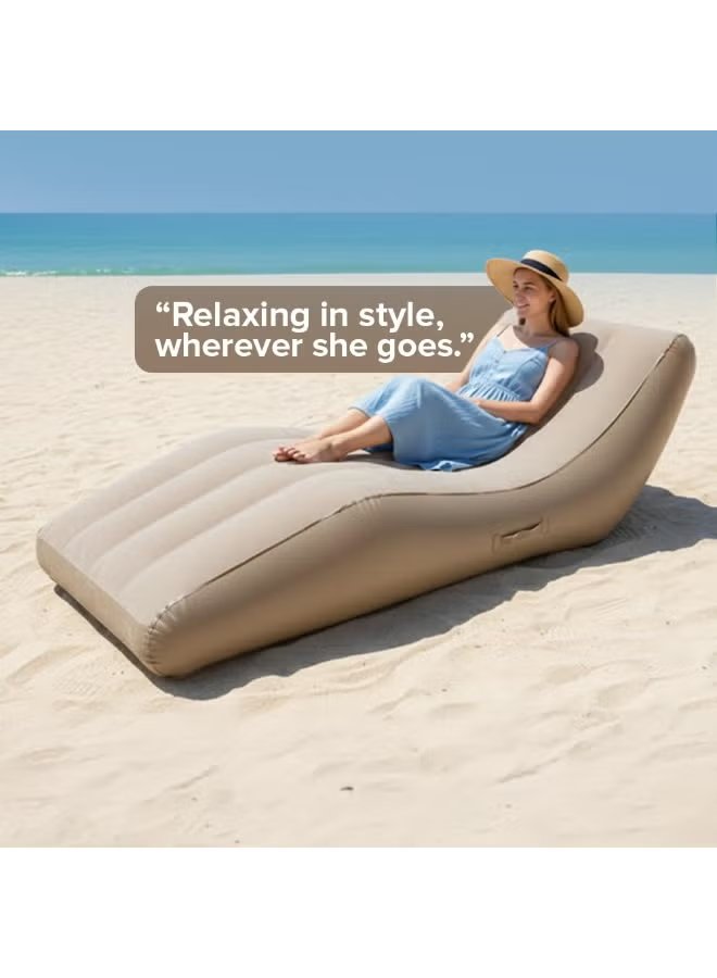 Toby's Automatic Inflatable Air Sofa 02 with Rechargeable Pump & LED Light 5