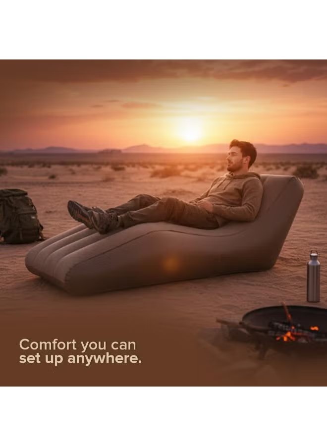 Toby's Automatic Inflatable Air Sofa 02 with Rechargeable Pump & LED Light 6