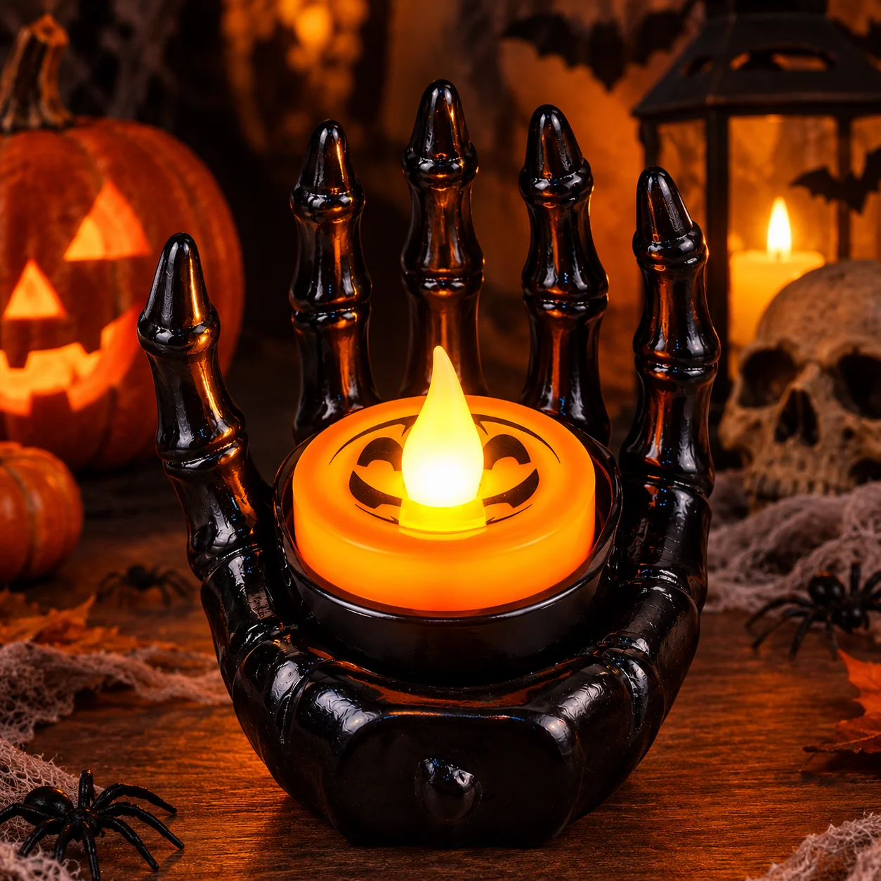Halloween LED Skeleton Hand Candle Light 2