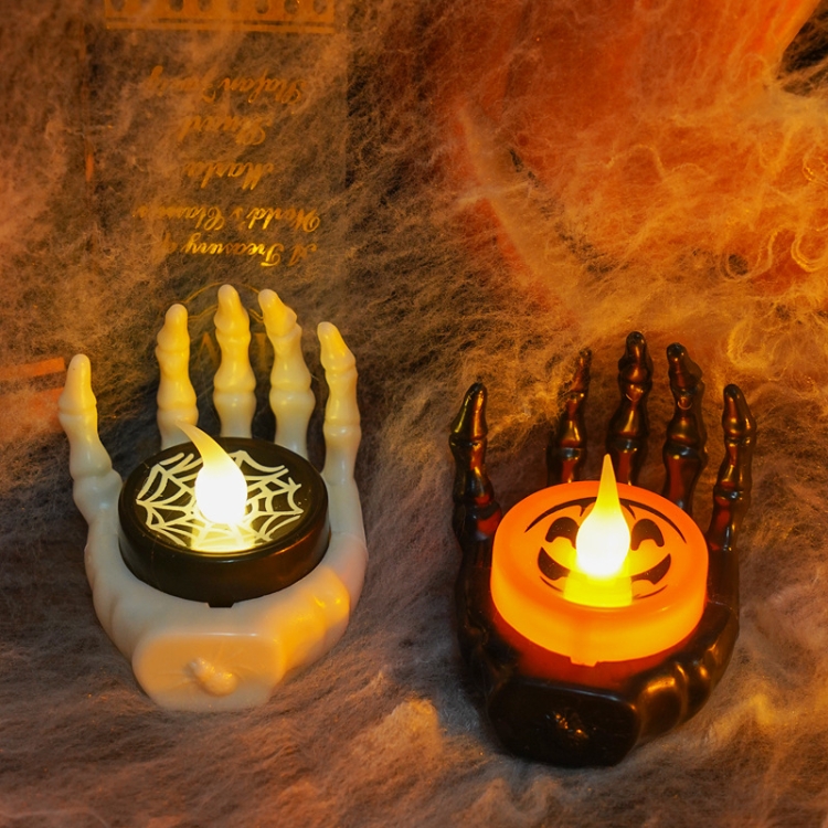 Halloween LED Skeleton Hand Candle Light 3