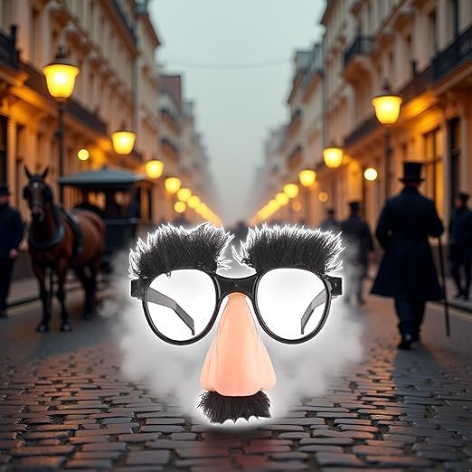 Disguise Glasses with Big Nose, Bushy Eyebrows and Mustache 2