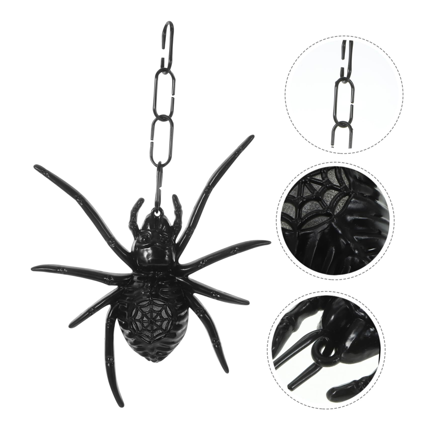 Hanging Halloween Spider Light Decoration with Chain
