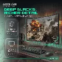 Green Lion Phantom 32" FHD 240Hz Curved Gaming Monitor - Black 4
