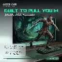 Green Lion Phantom 32" FHD 240Hz Curved Gaming Monitor - Black 6
