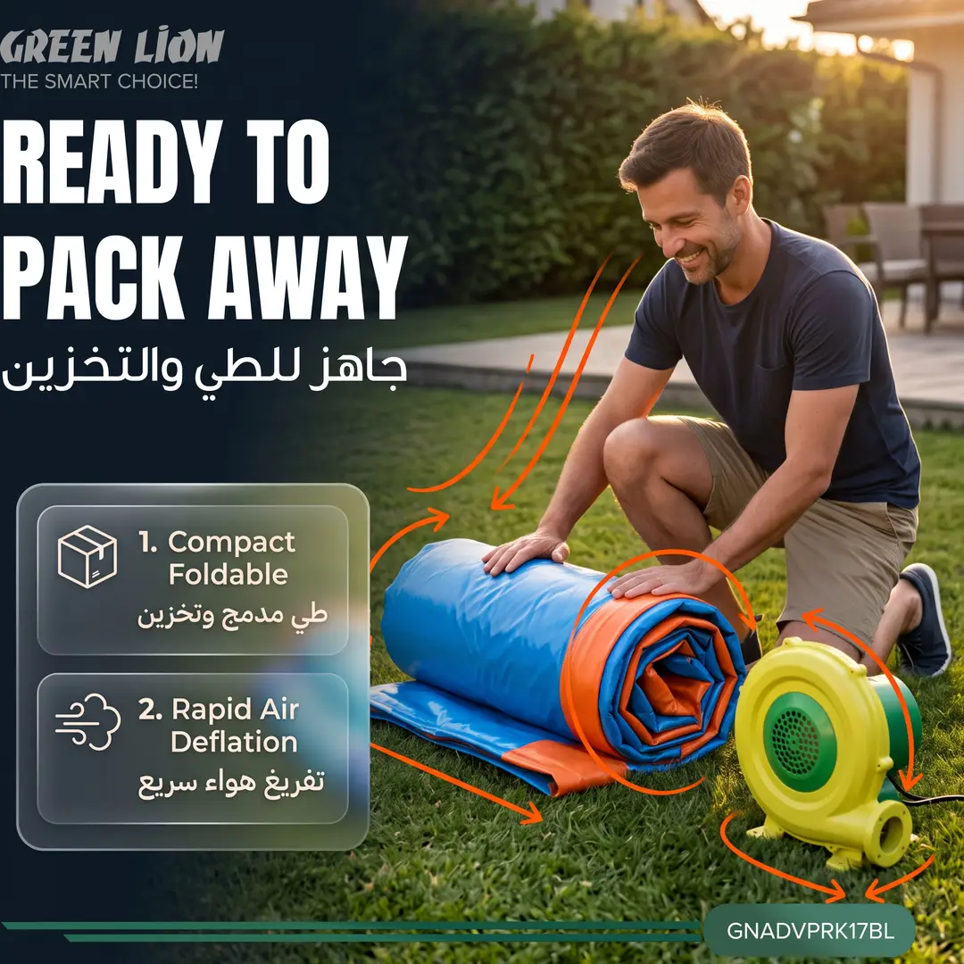 Green Lion Adventure Park GIP-17 Inflatable Bounce House 6