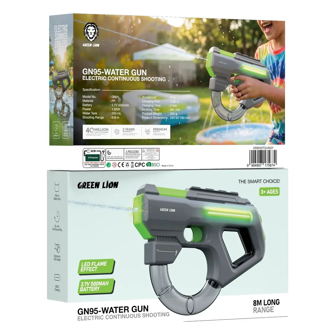 Green Lion GN95 Electric Continuous Shooting Water Gun 4