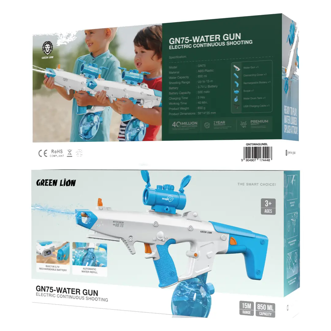 Green Lion GN75 Electric Continuous Shooting Water Gun 2