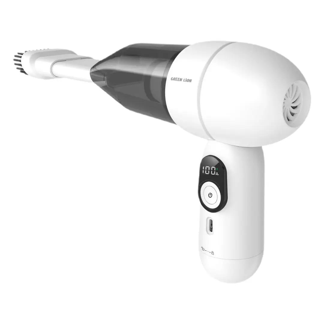 Green Lion Porta Vac 5-in-1 Handheld Mini Vacuum - White 3
