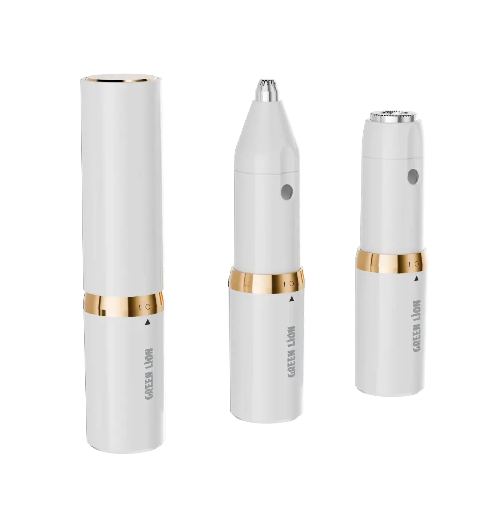Green Lion 2 in 1 Lady Shaver & Precision Trimmer - White