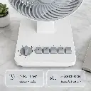 Green Lion Classic 8" Desktop Fan - White 7