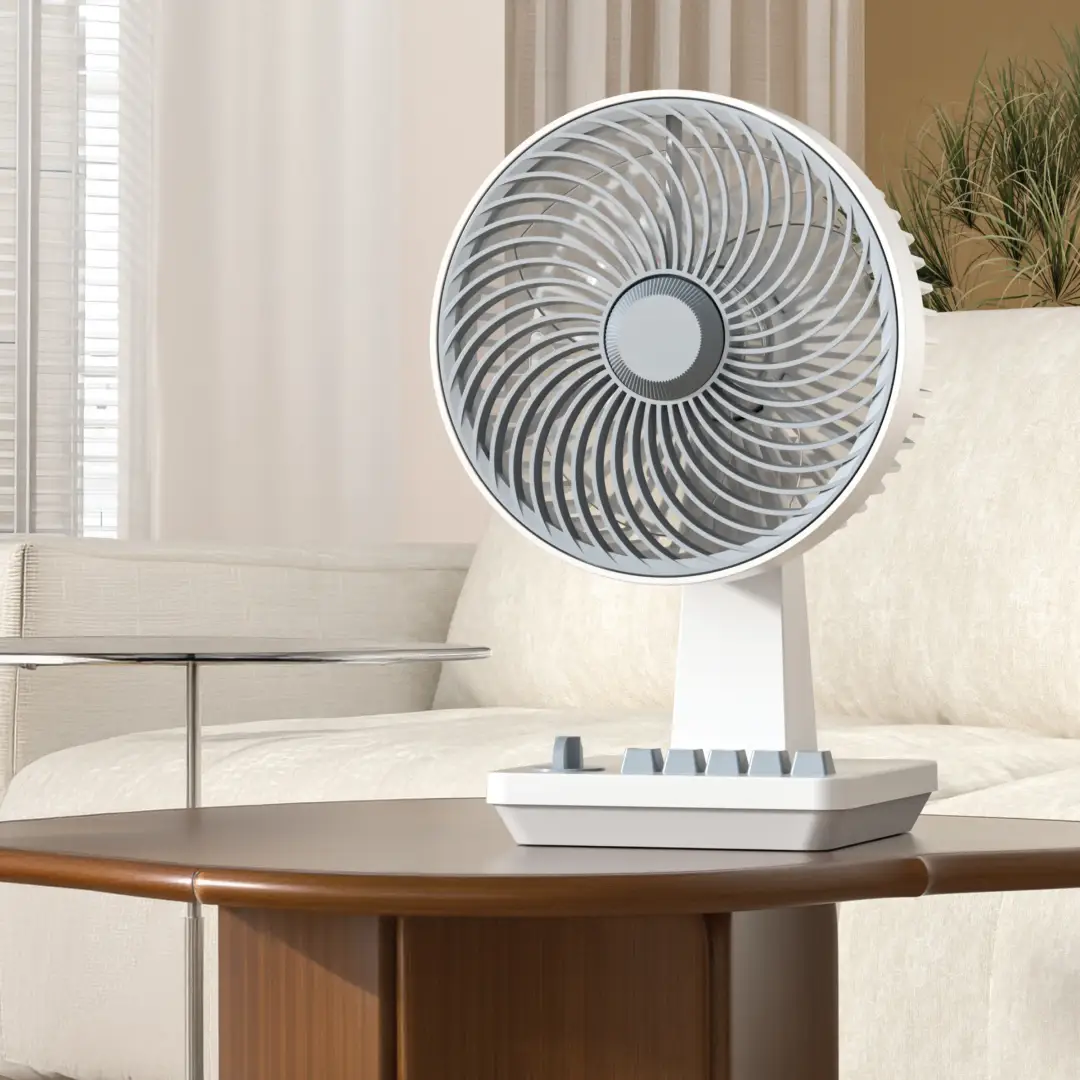 Green Lion Classic 8" Desktop Fan - White 8