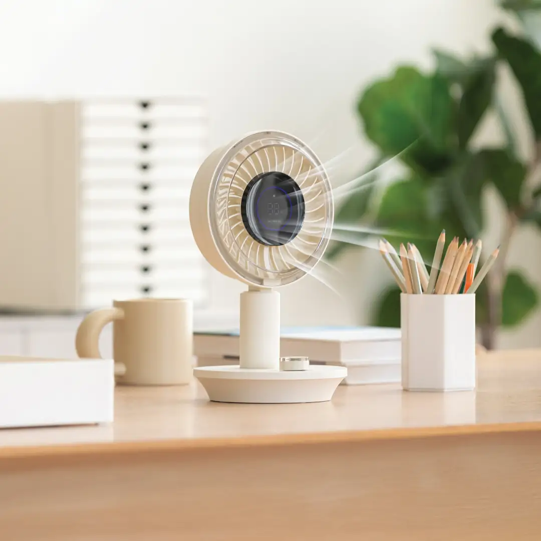 Green Lion Viora Air Desktop Fan - White 2