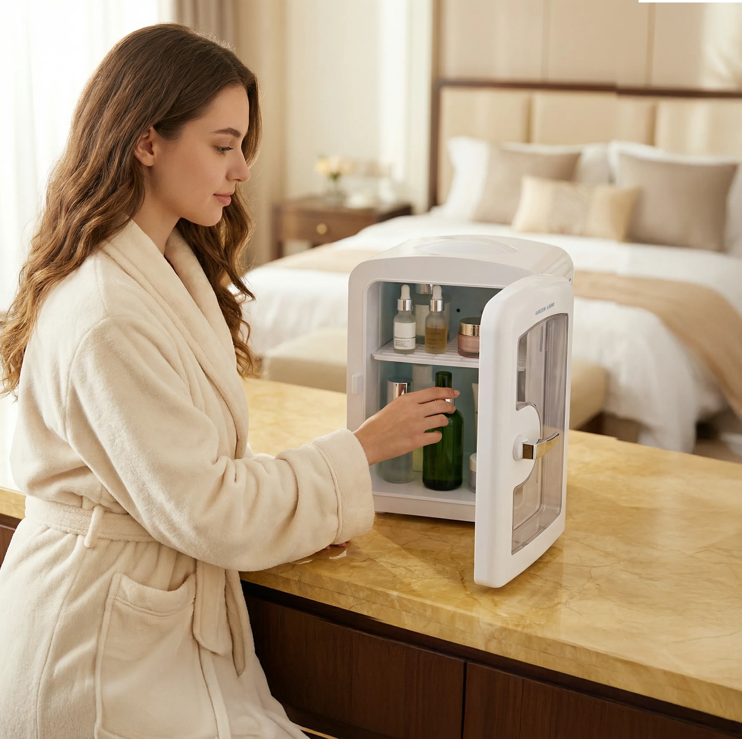 Green Lion GMF-65 Mini Fridge 4L - White 2