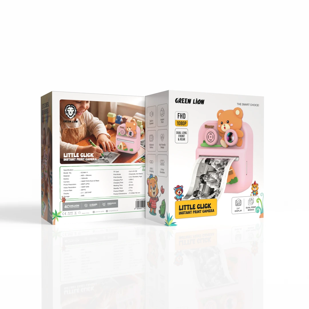 Green Lion Little Click Instant Print Camera for Kids 7