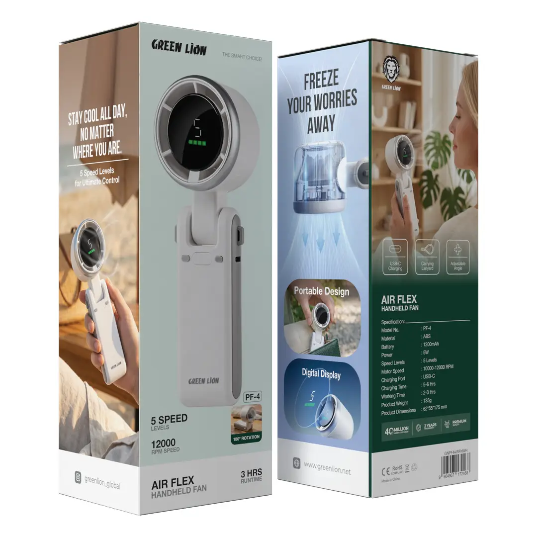 Green Lion Air Flex Portable Handheld Fan 3