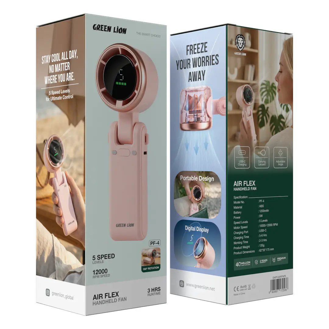 Green Lion Air Flex Portable Handheld Fan 5